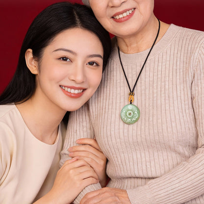 Peace & Joy | Pale Cyan Hetian Jade Pixiu Safety Buckle Pendant for Women