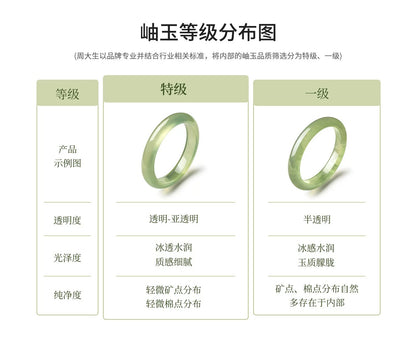Natural Cyan Frozen Xiuyu Bangle, New Chinese Style Peace Jade with Certificate, Birthday Gift for Girlfriend