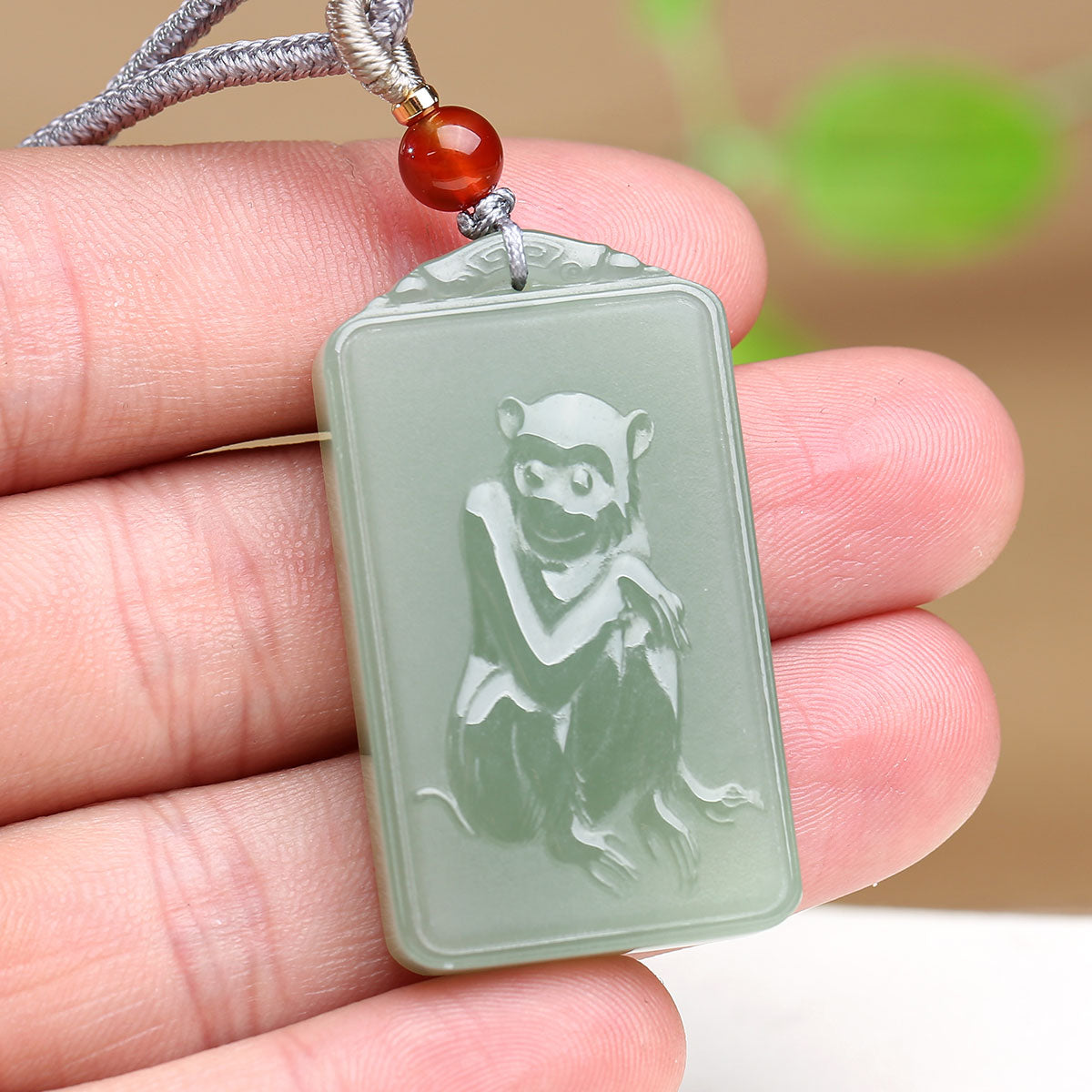 Pale Cyan Hetian Jade Chinese Zodiac Pendant, Twelve Animals Jade Ornaments