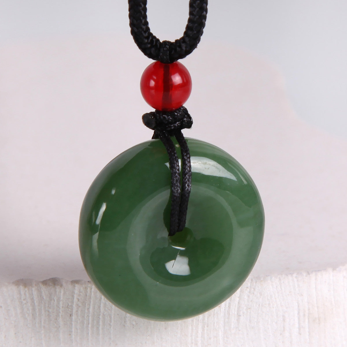 Natural Hetian Jasper Buddha Pendant, Vivid Green Jade Pendant & Round Buckle, Unisex Jade Jewelry