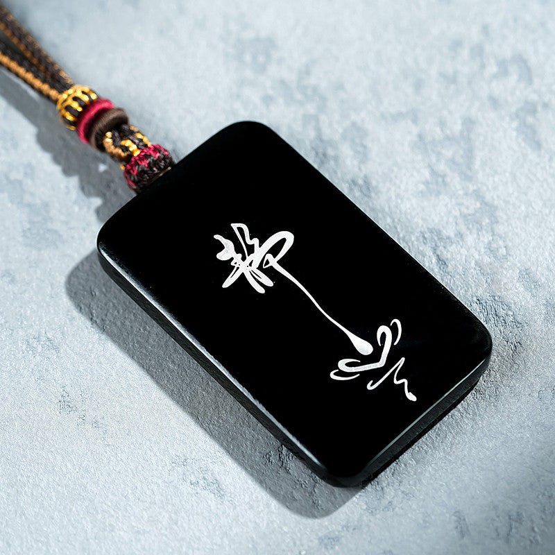 Shouyi Collection Hetian Jade Guanyin Pendant, Intangible Cultural Heritage Gold & Silver Inlay Craft, Serene Zen-style Jade Ornament with Certificate