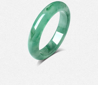 High-Grade Natural Floating Pattern African Jade Bangle, Certified Untreated Fine Jade Jewelry, Premium Birthday Gift for Her / Mom
