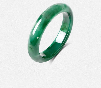High-Grade Natural Floating Pattern African Jade Bangle, Certified Untreated Fine Jade Jewelry, Premium Birthday Gift for Her / Mom