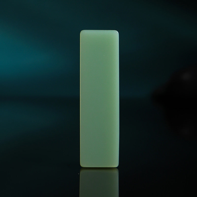 [Zen Series - Carefree] Hetian Jade Pendant, Unisex Jasper & Pink Cyan Enlightenment Jade Charm