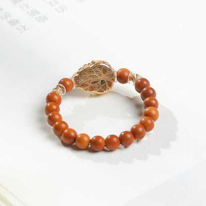DIY Multi-gem Ring, Small Seed Beads with Jasper, White Jade, Jadeite, Turquoise, Agate, Cinnabar Fashion Adjustable Ring Jewelry