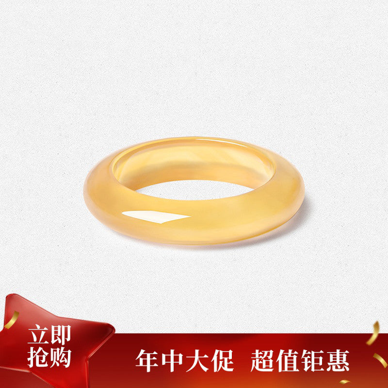 Hetian Jade Ring for Women, Green & Celadon Jade Finger Ring, Waxy Icy Type Jadeite Peace Band, Birthday Gift for Girlfriend