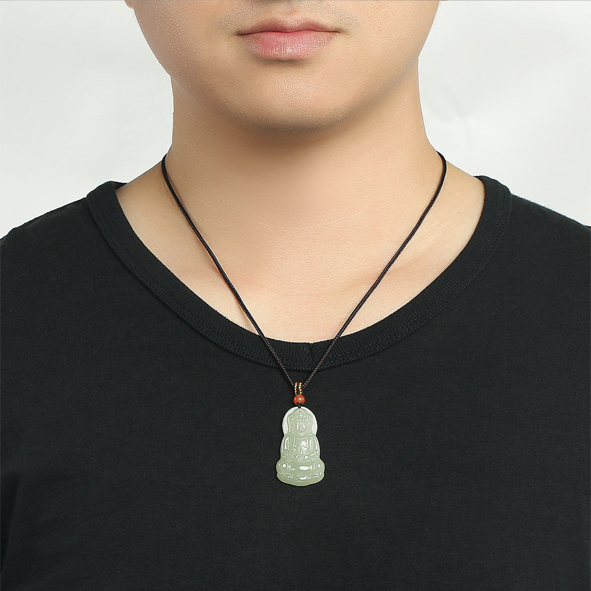 Hetian Jade Guanyin Pendant, Exquisite Jade Charm for Men, With Certificate & Collectible Value