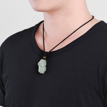 Hetian Jade Pixiu Pendant, Auspicious Pixiu Jade Charm & Plaque, With Certificate & Collectible Value