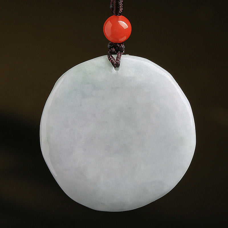 Unisex Jadeite Pixiu with Ball Pendant