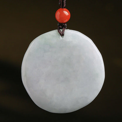 Unisex Jadeite Pixiu with Ball Pendant