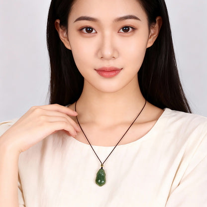 Unisex Lake Green Hetian Jade Vivid Pixiu Pendant, Festival Gift