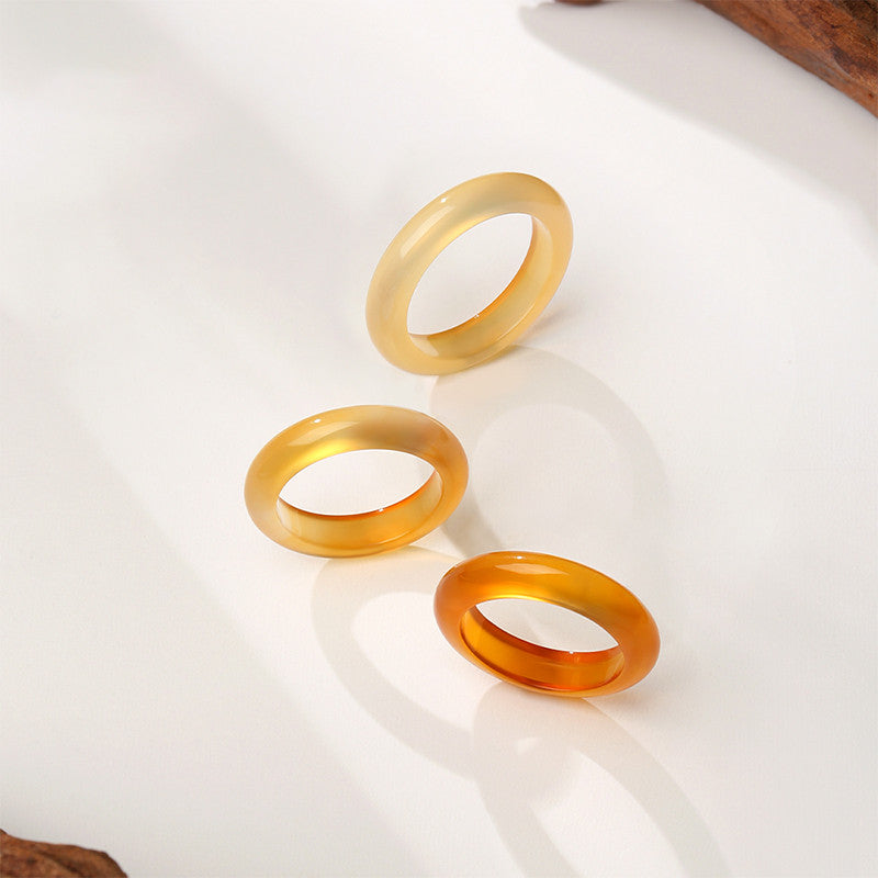 Hetian Jade Ring for Women, Green & Celadon Jade Finger Ring, Waxy Icy Type Jadeite Peace Band, Birthday Gift for Girlfriend