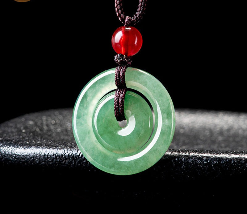 New Chinese Style Interlocking Safety Buckle Necklace, Retro Elegant Niche High-End Versatile Jewelry