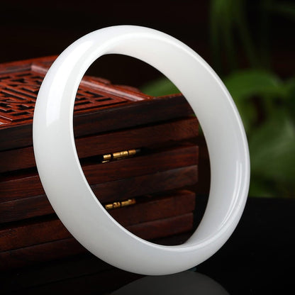 Mellow Standard-Style Afghan Jade Bangle, Carbonate Jade Bracelet, Gift for Young Ladies & Best Friends