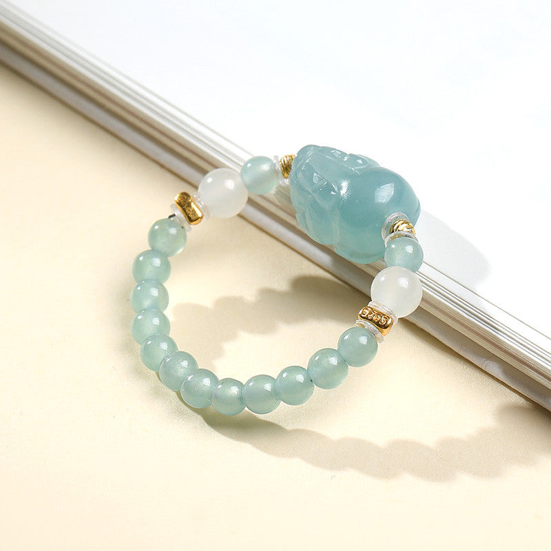 DIY Multi-gem Ring, Small Seed Beads with Jasper, White Jade, Jadeite, Turquoise, Agate, Cinnabar Fashion Adjustable Ring Jewelry