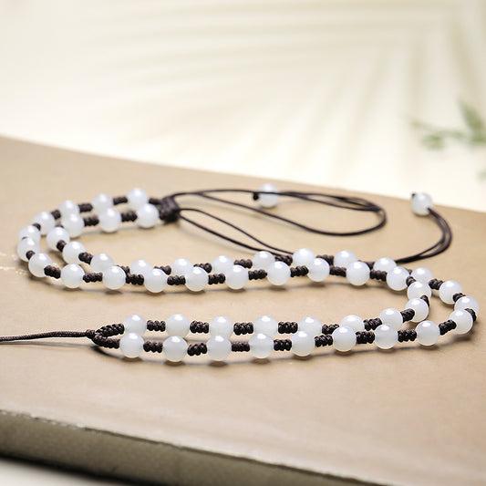 Hetian Jade Pendant Cord, Unisex Necklace Rope for Jade Pendants