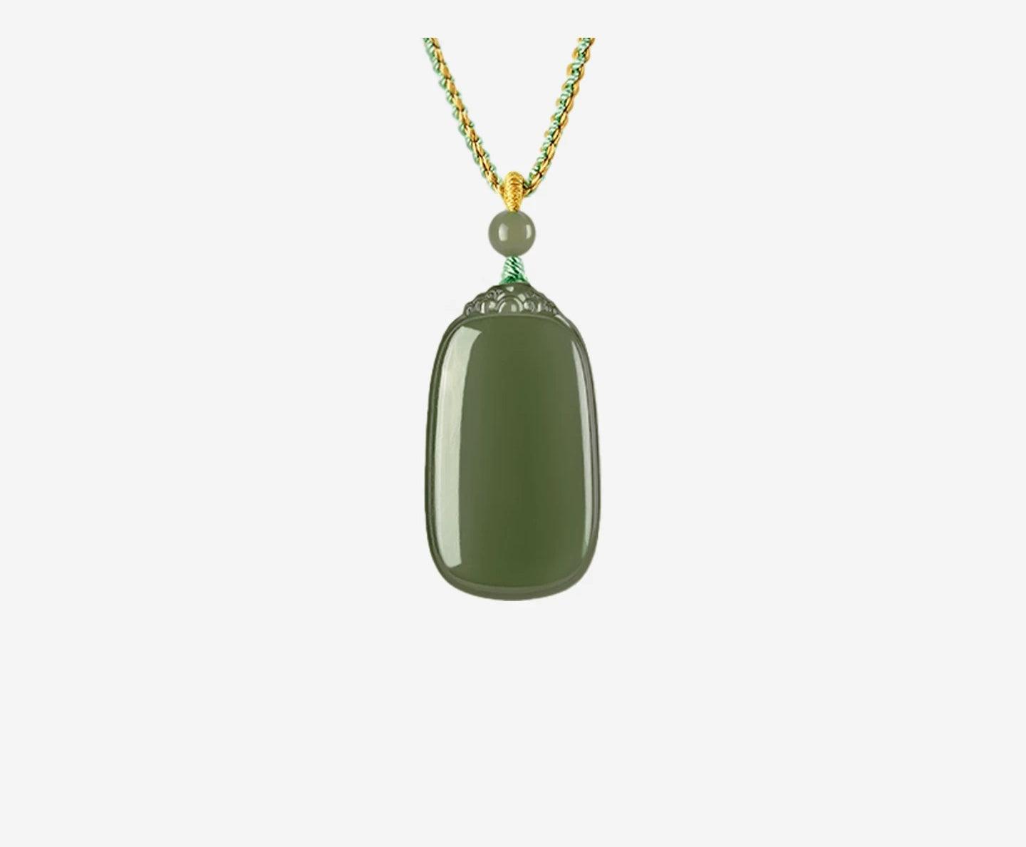 This natural Hetian jade pendant, symbolizing peace and safety, is a couple's design, certified, and highly collectible.