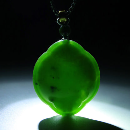 New Chinese Style Hetian Jasper Plain Peace Pendant, Festival Gift