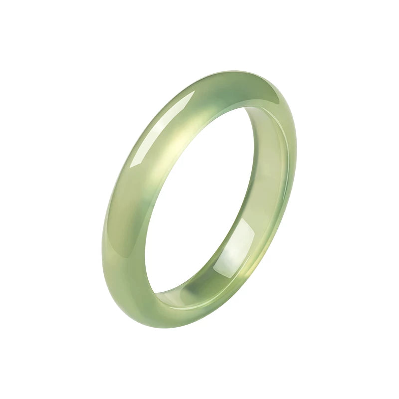 Natural Cyan Frozen Xiuyu Bangle, New Chinese Style Peace Jade with Certificate, Birthday Gift for Girlfriend