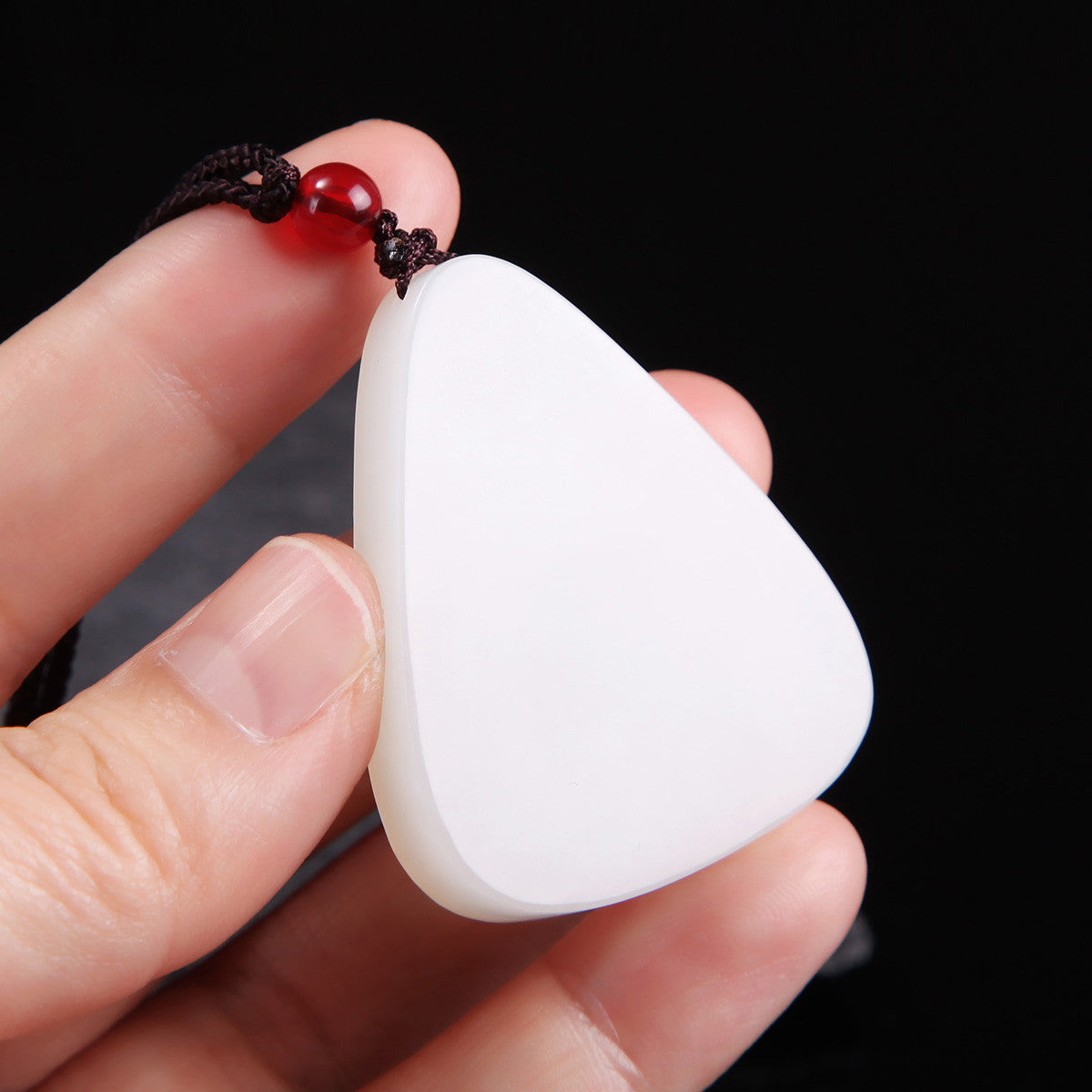 White Hetian Jade Pendant, Fine Carved Pixiu & Guanyin Pendant, Greasy Glossy High White Jade