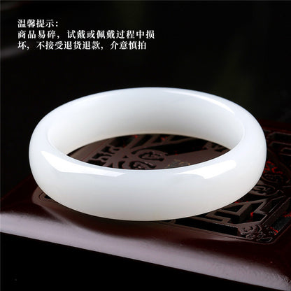 Mellow Standard-Style Afghan Jade Bangle, Carbonate Jade Bracelet, Gift for Young Ladies & Best Friends