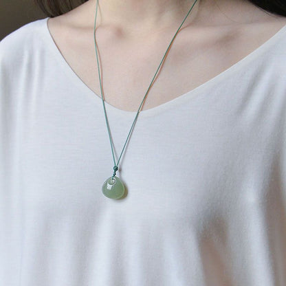 Natural Hetian Green Jade Lock & Fortune Bag Pendant, Jade Ornament with Certificate & Collectible Value