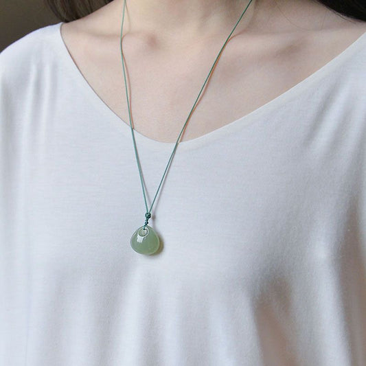 Natural Hetian Green Jade Lock & Fortune Bag Pendant, Jade Ornament with Certificate & Collectible Value
