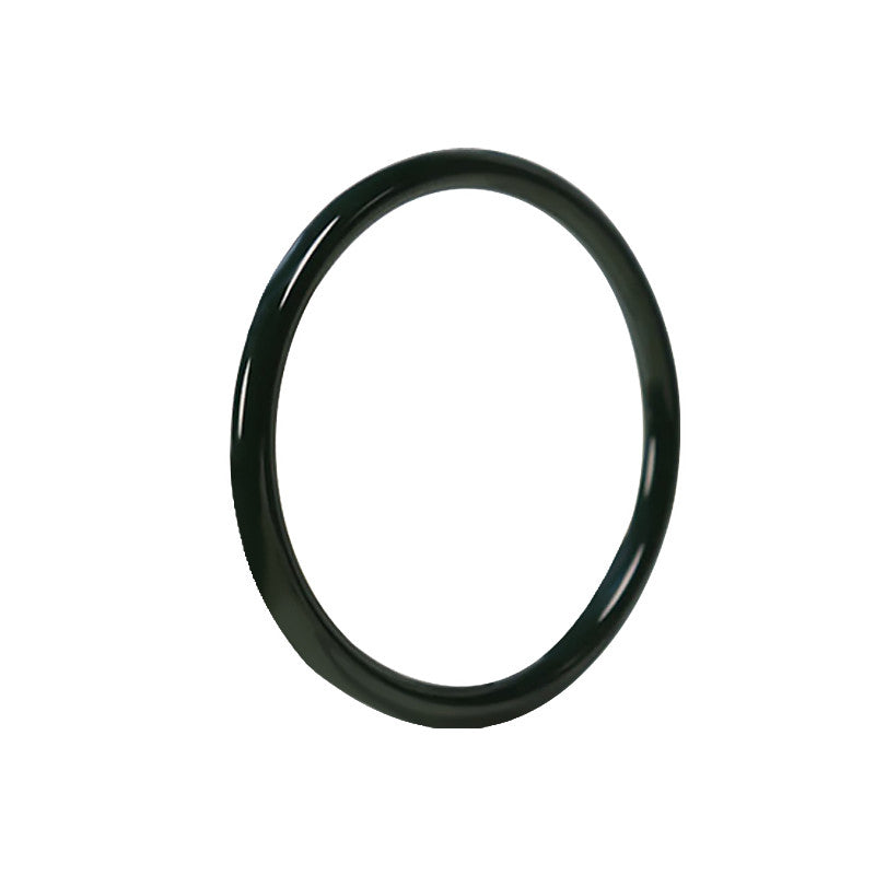 Hetian Black Jade Jingle Bangle, Elegant Traditional Jade Ornament with Certificate, Collectible Premium Gift for Elders