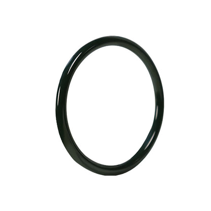 Hetian Black Jade Jingle Bangle, Elegant Traditional Jade Ornament with Certificate, Collectible Premium Gift for Elders