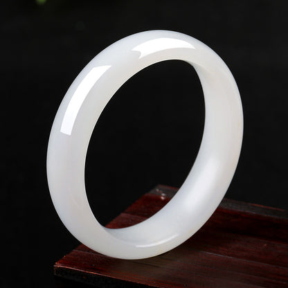 Mellow Standard-Style Afghan Jade Bangle, Carbonate Jade Bracelet, Gift for Young Ladies & Best Friends