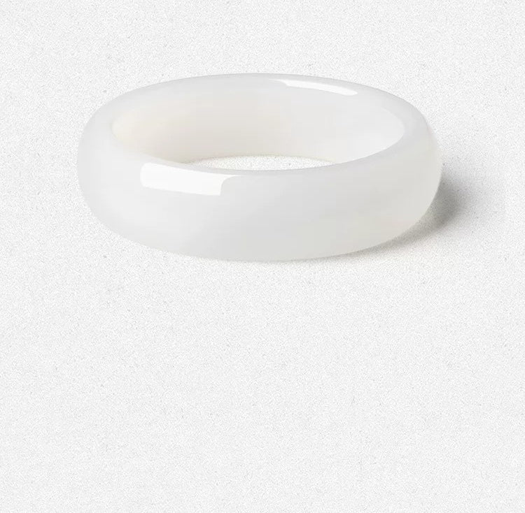 English: White Moonlight Wide Hetian White Jade Bangle, Heritage Jade Bracelet for Women, Certified & Collectible, Birthday Gift for Girlfriend & Mom