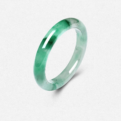 High-Grade Natural Floating Pattern African Jade Bangle, Certified Untreated Fine Jade Jewelry, Premium Birthday Gift for Her / Mom