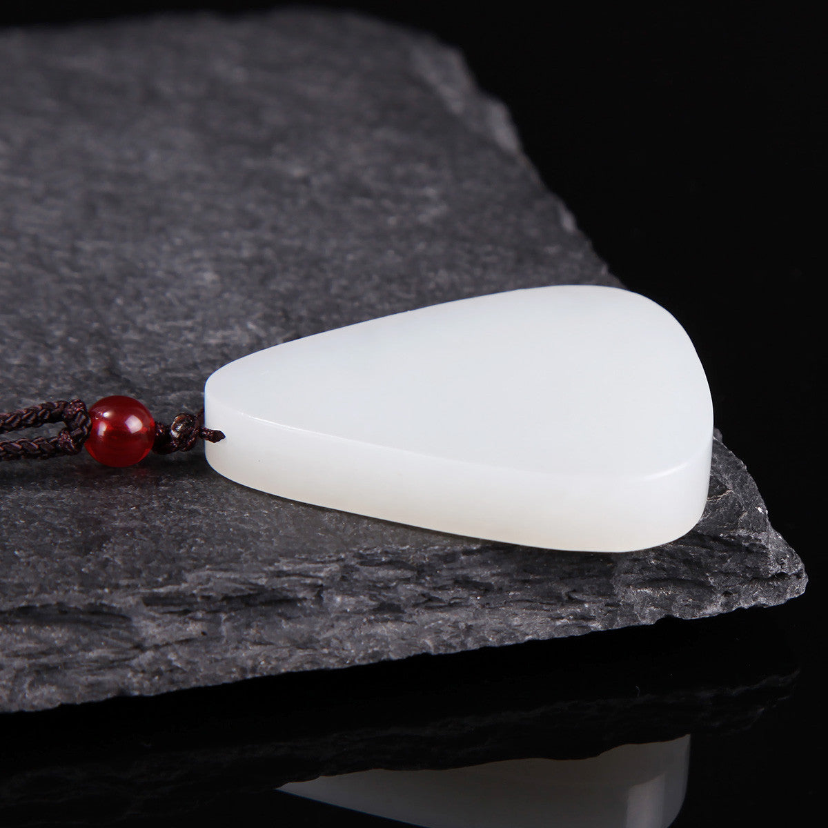 White Hetian Jade Pendant, Fine Carved Pixiu & Guanyin Pendant, Greasy Glossy High White Jade