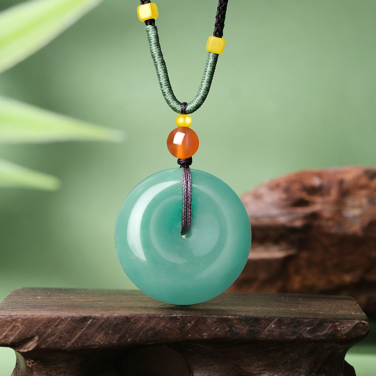 Silky & Mellow | Dongling Jade Plain Long Pendant, Daily Wear Jade Charm